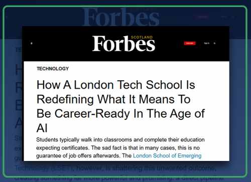 How A London Tech School Is Redefining What It Means To Be Career-Ready In The Age of AI